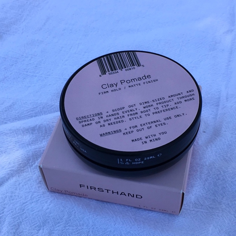 🔴 Firsthand Supply Clay Pomade